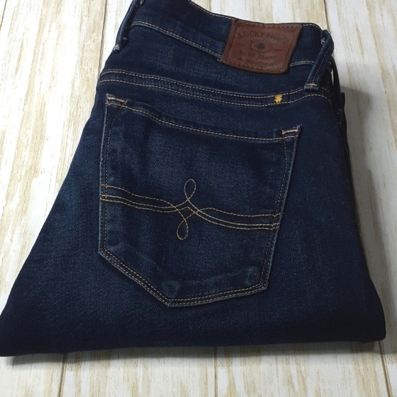 Lucky Brand Cate Stacked Skinny Dark Wash Blue Jeans Size 2/26 7W11463 - Picture 3 of 16